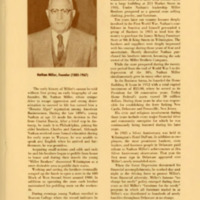History of Miller's Furniture 1900-1975