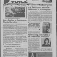 Jewish Voice, Vol. 26, No. 14 - April 30, 1993