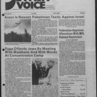 Jewish Voice Vol. 21, No. 20 - July 15, 1988
