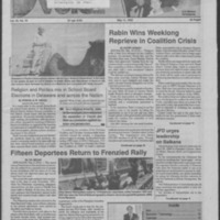 Jewish Voice, Vol. 26, No. 15 - May 14, 1993