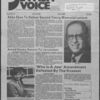 Jewish Voice Vol. 21, No. 19 - June 24, 1988
