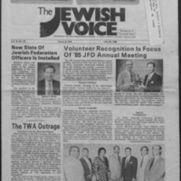 Jewish Voice, Vol. 18, No. 20 - June 28, 1985