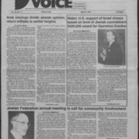 Jewish Voice, Vol. 23, No. 17 - May 25, 1990