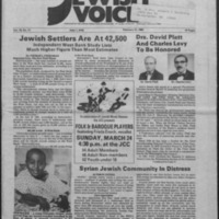 Jewish Voice, Vol. 18, No. 11 - February 22, 1985